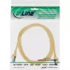InLine 72655Y tinklo kabelis Geltonas 0.5 m Cat6a S/FTP (S-STP)