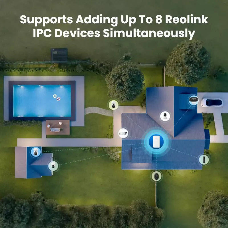Bazinė stotis Reolink Hub 1 su 2x Argus Series B310, vidaus, balta