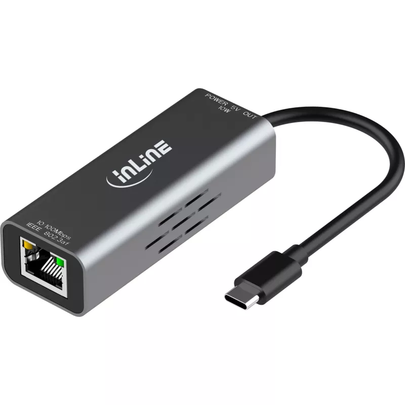 InLine 33380J USB-C į RJ-45 PoE adapteris