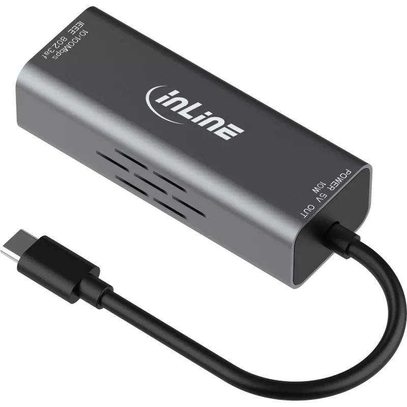 InLine 33380J USB-C į RJ-45 PoE adapteris