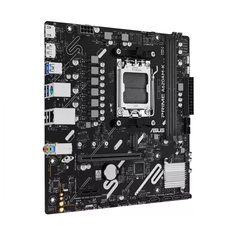 Motininė plokštė ASUS PRIME A620AM-K Socket AM5 microATX DDR5, 2 lizdai, max 128 GB, A620A mikroschemynas
