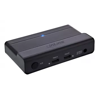 InLine 60604I USB-C perjungiklis su 4 prievadų USB šakotuvu