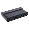 InLine 60604I USB-C perjungiklis su 4 prievadų USB šakotuvu