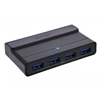 InLine 60604I USB-C perjungiklis su 4 prievadų USB šakotuvu