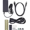 InLine 35396C pramoninis USB 3.2 Gen 1 koncentratorius, 10 prievadų, aliuminio korpusas, juodas