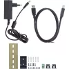 InLine 35396A pramoninis USB 3.2 Gen 1 šakotuvas, 4 prievadai, aliuminio korpusas, juodas