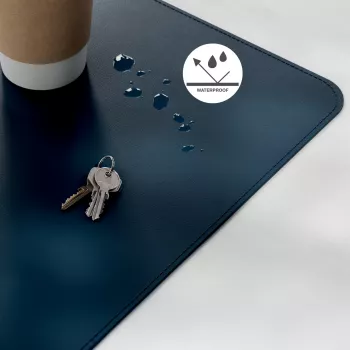 Stalo kilimėlis LEITZ Large Desk Mat, PVC, tamsiai mėlynas, 400 x 800 x 2 mm