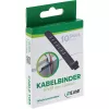 InLine 59972A kabelio raištis Kopėtinis kabelio raištis Silikonas Juoda 10 vnt.