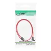InLine SATA kabelis 150/300/600 S-ATA jungtims, lenktas su fiksatoriais 90° 0,5 m