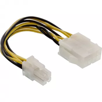 InLine pagrindinės plokštės maitinimo adapteris ATX 2.0/EPS 8pin / 12V ATX1.3 4pin 0.15m