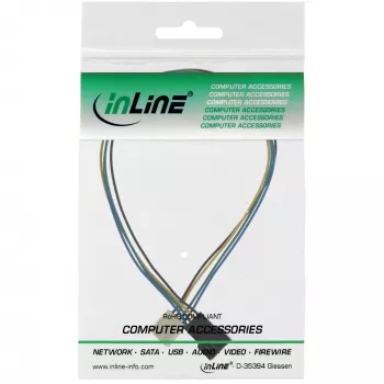 InLine ilginamasis ventiliatoriaus kabelis 4 pin Molex kištukas/lizdas 0,70 m