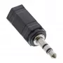 Garso adapteris 2,5 mm lizdas / 3,5 mm kištukas stereo InLine 99309