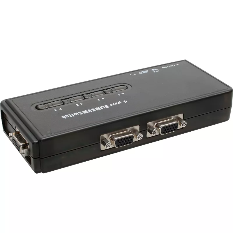 InLine 60614H KVM jungiklis 4 prievadai USB