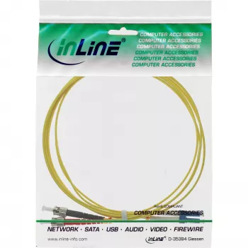InLine Fiber Optinis Dipleksinis Laidas LC/ST 9/125µm OS2 2m
