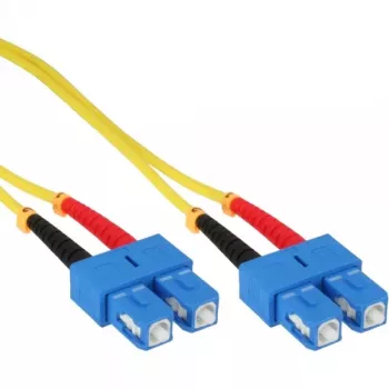 InLine šviesolaidinis duplex kabelis SC/SC 9/125µm OS2 2 m