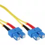 InLine šviesolaidinis duplex kabelis SC/SC 9/125µm OS2 2 m