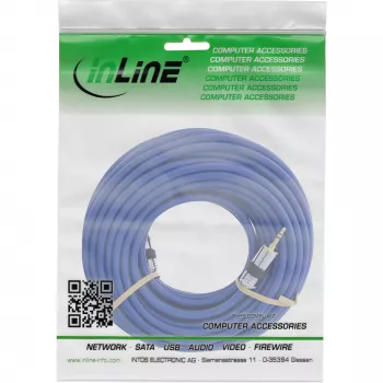 InLine Premium garso laidas 3.5 mm stereo kištukas / kištukas 0.5 m