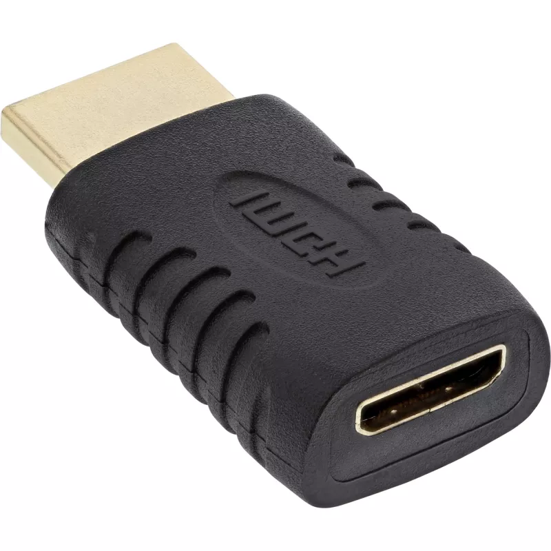 HDMI adapteris InLine 17691G HDMI A kištukas / Mini HDMI lizdas, auksuoti kontaktai