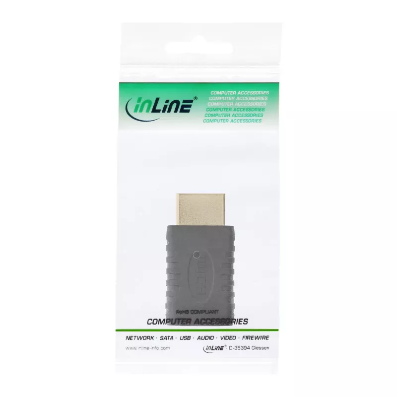 HDMI adapteris InLine 17691G HDMI A kištukas / Mini HDMI lizdas, auksuoti kontaktai