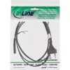 InLine Šveicarijos CEE7/16 kištukas į Euro8 C7 maitinimo laidas, juodas, 1,8 m