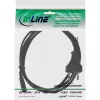 InLine maitinimo laidas, Italija CEE7/16 kištukas į Euro 8 C7 lizdą, juodas, 1,8 m