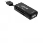 InLine OTG kortelių skaitytuvas Dual Flex SD, micro SD su USB prievadu ir 2 lizdais