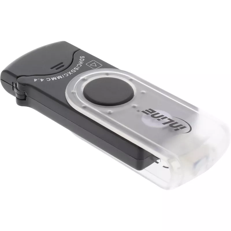 InLine USB 3.0 mobilus kortelių skaitytuvas su 2 lizdais SD SDHC SDXC microSD