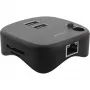 InLine USB 3.0 Multifunkcinis adapteris, 2xUSB-A, RJ45, SD/MicroSD kortelių skaitytuvas, juodas