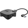 InLine USB 3.0 Multifunkcinis adapteris, 2xUSB-A, RJ45, SD/MicroSD kortelių skaitytuvas, juodas