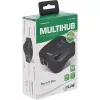 InLine USB 3.0 Multifunkcinis adapteris, 2xUSB-A, RJ45, SD/MicroSD kortelių skaitytuvas, juodas