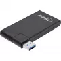 InLine USB 3.0 sukamas USB centras, 4 prievadai, juodas
