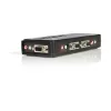 „StarTech.com“ 4 prievadų juodas USB KVM jungiklio rinkinys su kabeliais ir garsu