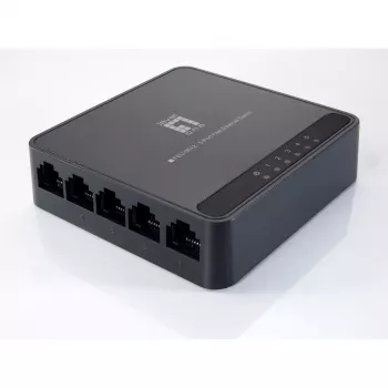 Tinklo jungiklis LevelOne FEU-0512 Fast Ethernet 10/100 juodas
