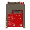StarTech.com SAT32MSAT257 mSATA SSD – 2,5 colio SATA perėjimo adapteris, 22 kontaktų SATA, 6 Gbit/s, CE, juodas/raudonas/sidabrinis