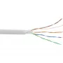 InLine telefono kabelis 8 gyslų kietas montavimo 4x2x0,6 mm ekranuotas 25 m