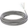 InLine telefono kabelis 8 gyslų kietas montavimo 4x2x0,6 mm ekranuotas 25 m