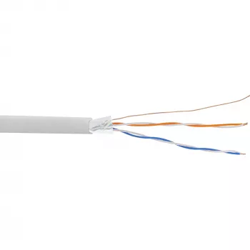 InLine Telefono kabelis 4 laidų vientisas montavimui 2x2x0,6 mm ekranuotas 25 m