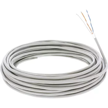 InLine Telefono montavimo kabelis 4 gyslos vientisas 2x2x0,6mm ekranuotas 100m