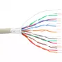 InLine telefono kabelis 16 gyslų kietas montavimui 8x2x0,6 mm ekranuotas 25 m