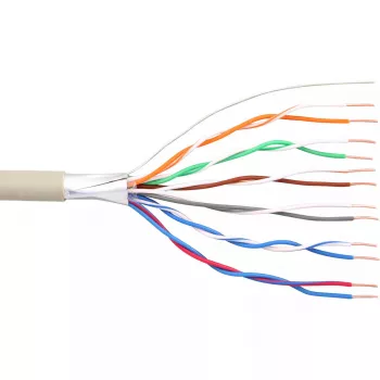 InLine Telefono kabelis 12 laidų tvirtas montavimui 6x2x0,6 mm ekranuotas 25 m
