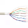 InLine Telefono kabelis 12 laidų tvirtas montavimui 6x2x0,6 mm ekranuotas 25 m