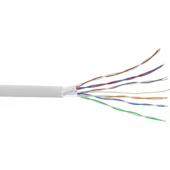 InLine telefono montažinis kabelis 12 laidų kieta viela 6x2x0,6mm ekranuotas 100m