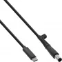 InLine USB-C į HP nešiojamąjį kompiuterį (apvalus/didelis) įkrovimo laidas, 2 m