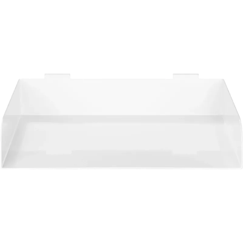 InLine Slatwall Shelf didelė balta plieninė 318mm 250mm 68mm