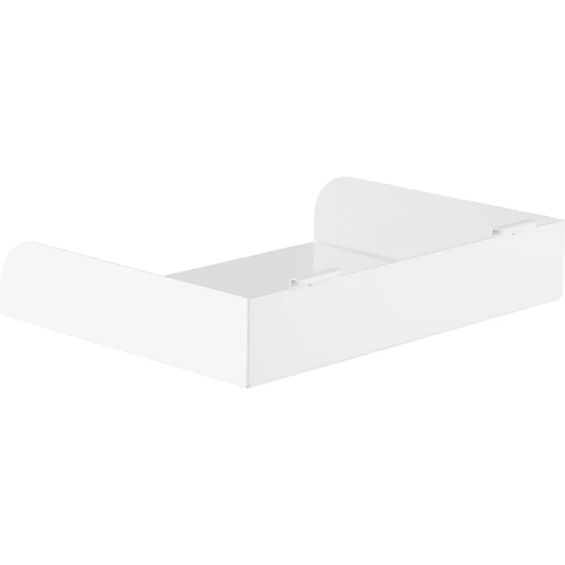 InLine Slatwall Shelf didelė balta plieninė 318mm 250mm 68mm