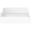 InLine Slatwall Shelf didelė balta plieninė 318mm 250mm 68mm