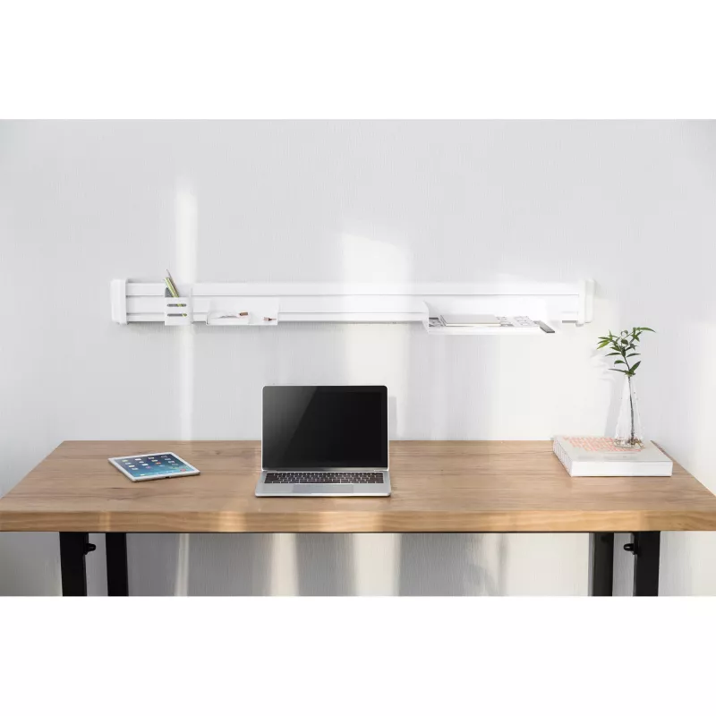 InLine Slatwall Shelf didelė balta plieninė 318mm 250mm 68mm