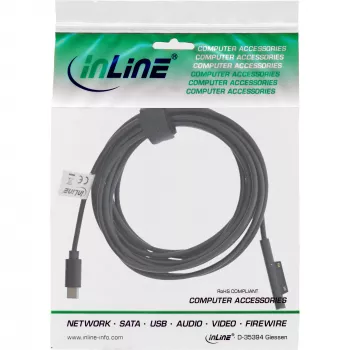 USB-C į Surface įkrovimo laidas InLine 26670B 3m