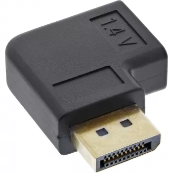 InLine DisplayPort adapteris DisplayPort kištukas lizdas kairysis kampuotas 17199L