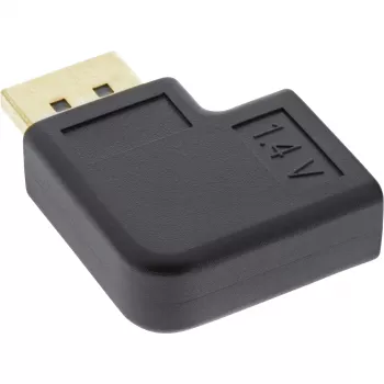 InLine DisplayPort adapteris, DisplayPort kištukas / lizdas stačiu kampu